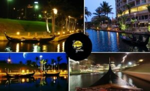 zulumoon gondola night ride experience Durban Point Waterfront Canal