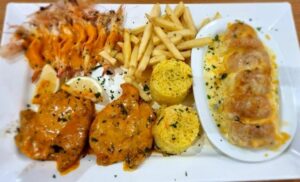seafood jimmy's killer prawns durban combo platter for 2