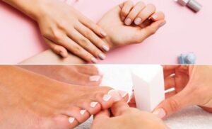 deluxe mani and pedi combo La Rocka Beauty Bar johannesburg north spa gauteng