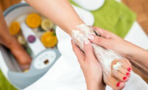 a pedicure peel gel toes Glam Boutique Umhlanga nail discounts Durban